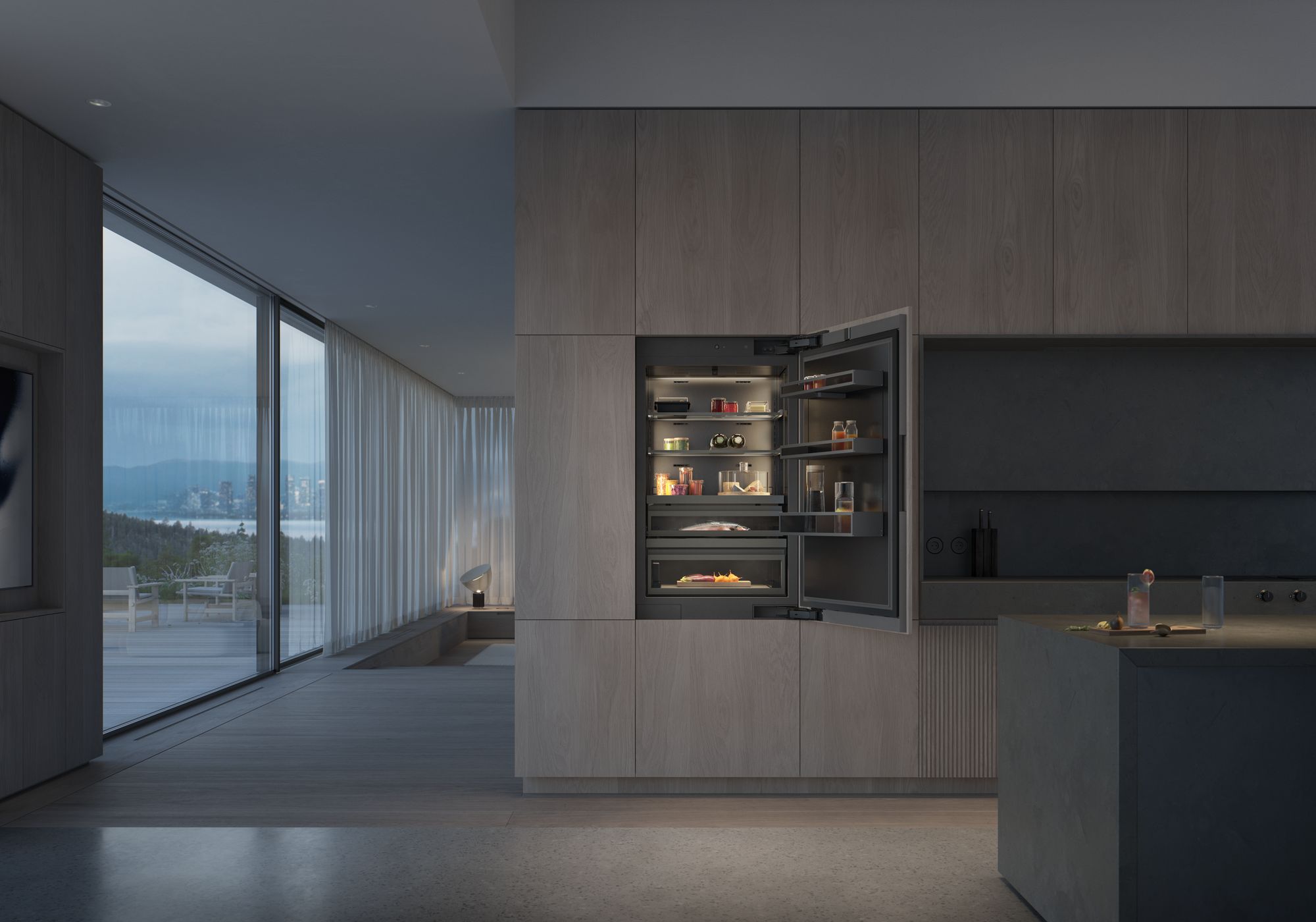 GAGGENAU - Vario cooling serie Expressive, Kjøl-/frysekombinasjon, 213.4 x 76.2 cm RVB477190 - Bilde 2