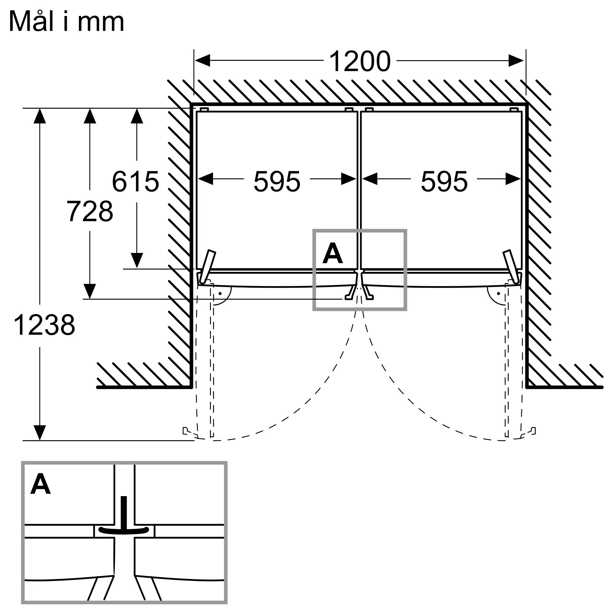 Siemens, iQ500 Fryseskap, 186.2 x 59.5 cm, blackSteel, GS36NAXCG - Bilde 3