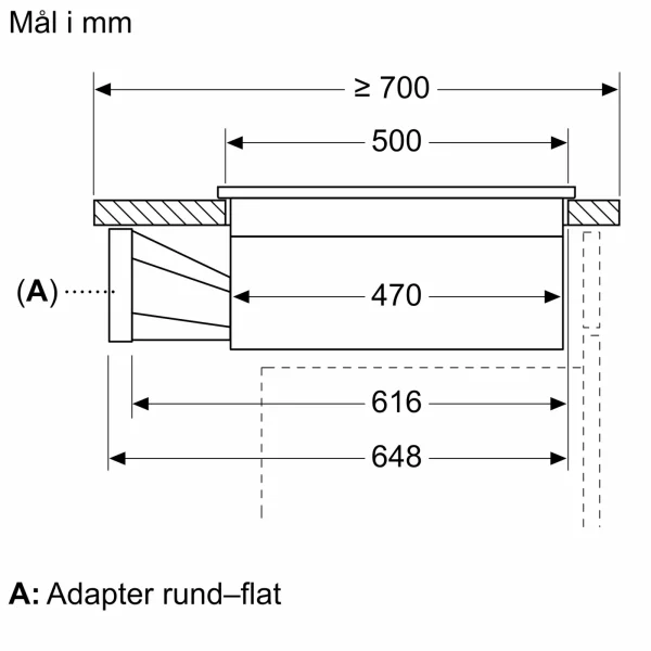 Siemens, iQ300 Induksjonstopp med integrert ventilator 80 cm Overflatemontering med ramme, ED877BS16E - Bilde 3