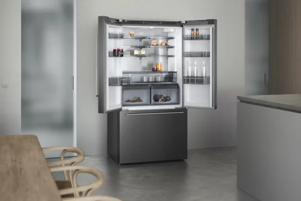 Gaggenau, Serie 200 Frittstående kjøl/frys 183 x 90.5 cm Børstet sort stål med anti-fingeravtrykk, RY295350 - Bilde 4