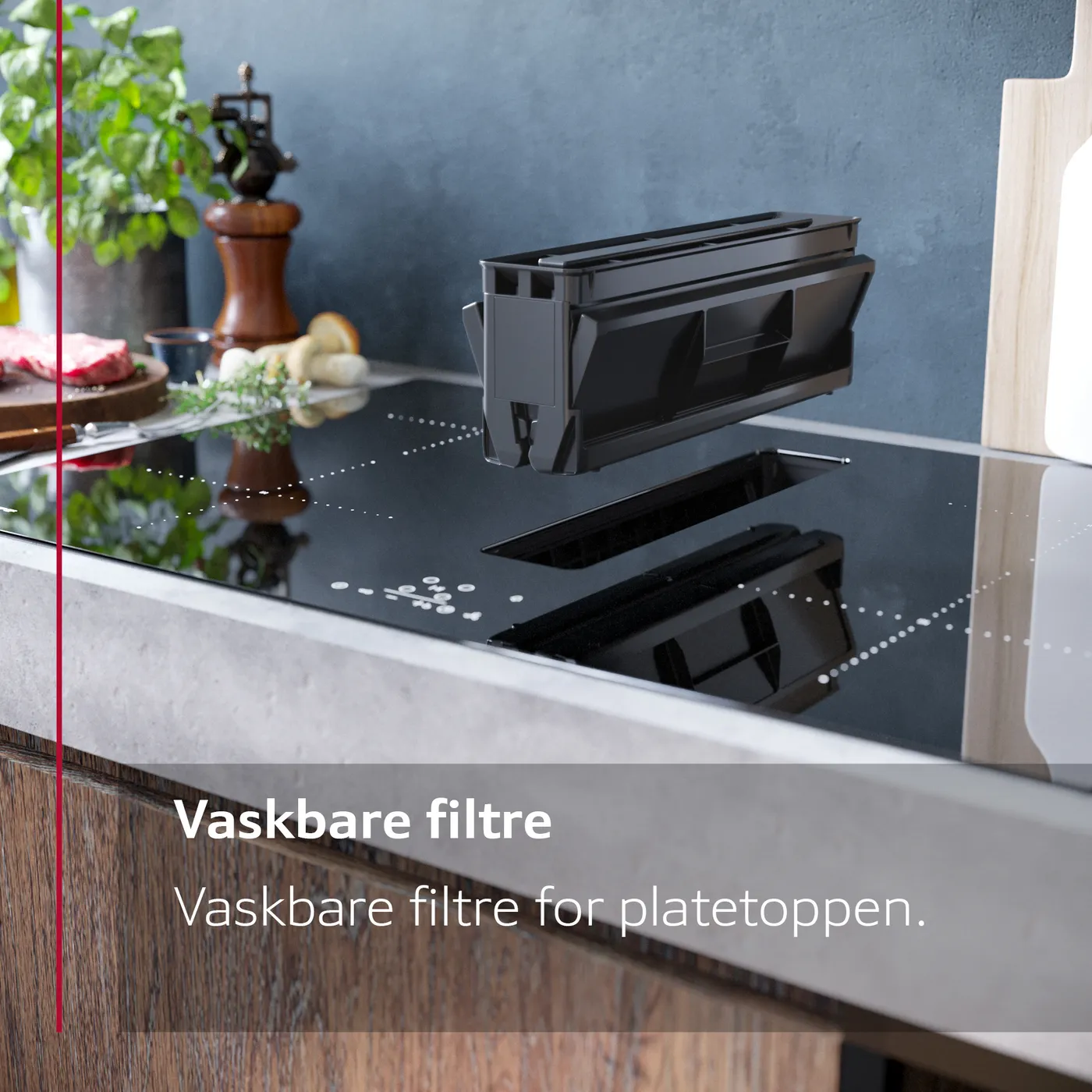 NEFF,N 90 Induksjonstopp med integrert ventilator 80 cm Innfelt montering, V68PYX4C0 - Bilde 6