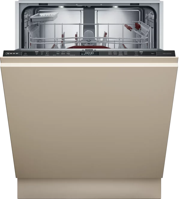 NEFF, N 70 Helintegrert oppvaskmaskin 60 cm Justerbare hengsler for enkel montering, S197EB802E