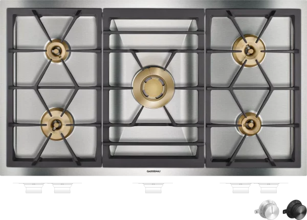 Gaggenau, Serie 400 Gasstopp 100 cm Flaskegass 28-37 mbar, CG492111F