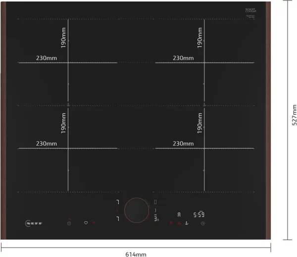 NEFF, N 90 Induksjonstopp 60 cm Flex design, T66YYY4C0 - Bilde 4