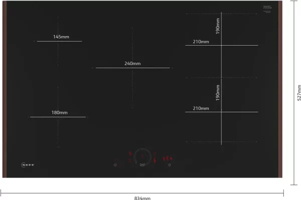 NEFF,N 70 Induksjonstopp 80 cm Flex design, T58YHW1C0 - Bilde 4