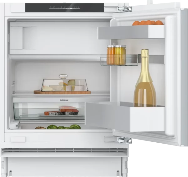 Gaggenau, Serie 200 Integrert kjøleskap med fryser 82 x 59.8 cm Dempet dørstengingssystem/Flathengslet, RT202180