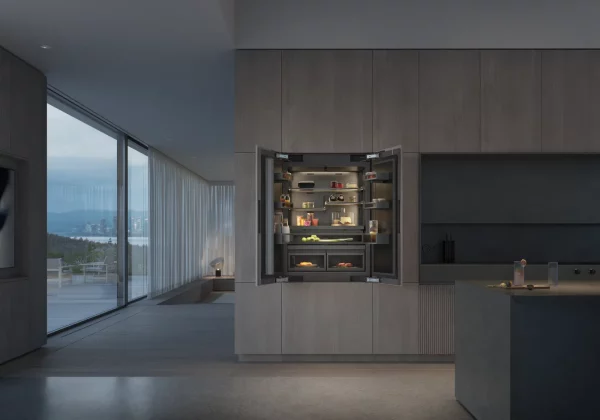Gaggenau,Vario cooling Ekspressiv serie Kjøl-/frysekombinasjon 212.3 x 89.4 cm Dempet dørstengingssystem/Flathengslet, RVY497190 - Bilde 2