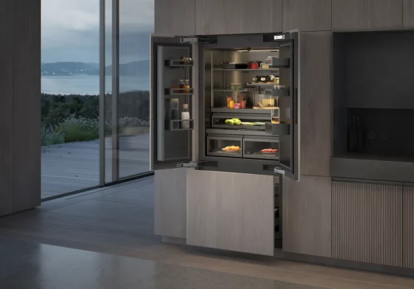 Gaggenau,Vario cooling Ekspressiv serie Kjøl-/frysekombinasjon 212.3 x 89.4 cm Dempet dørstengingssystem/Flathengslet, RVY497190 - Bilde 3