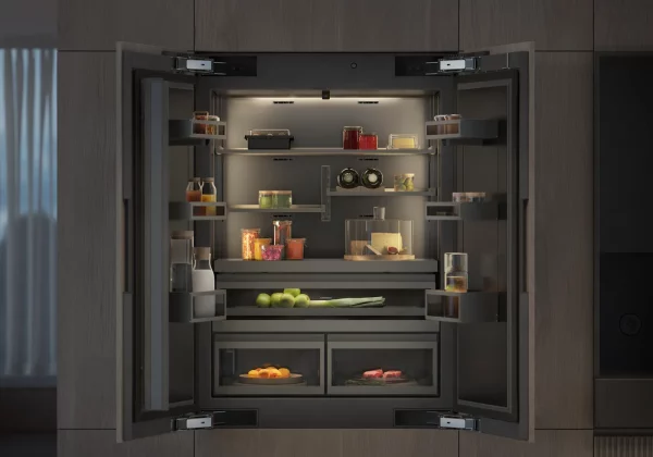 Gaggenau,Vario cooling Ekspressiv serie Kjøl-/frysekombinasjon 212.3 x 89.4 cm Dempet dørstengingssystem/Flathengslet, RVY497190 - Bilde 5