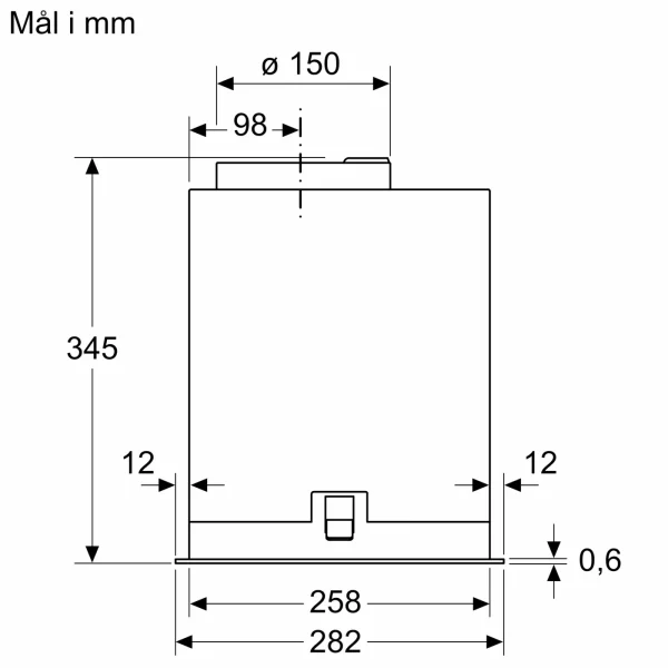 NEFF,N 70 Integrert ventilator 52 cm Edelstål, D54NAC1N0 - Bilde 9