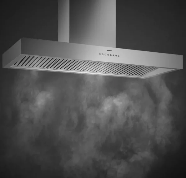 Gaggenau, Serie 400 Veggmontert hette 120 cm Edelstål, AW442120 - Bilde 3
