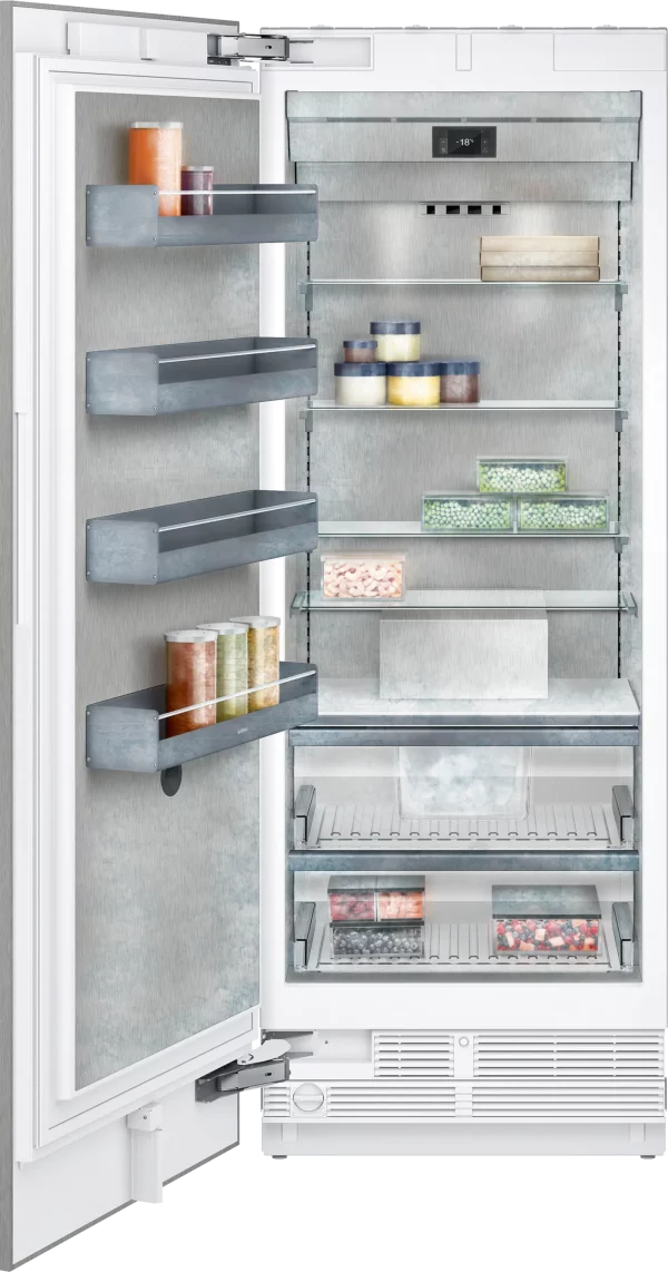 Gaggenau, Serie 400 Vario fryser 212.5 x 75.6 cm Dempet dørstengingssystem/Flathengslet, RF471306