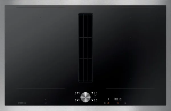 Gaggenau, Serie 200 Fleksinduksjonstopp med integrert ventilasjon 80 cm CV282111, CV282101M, CV282101