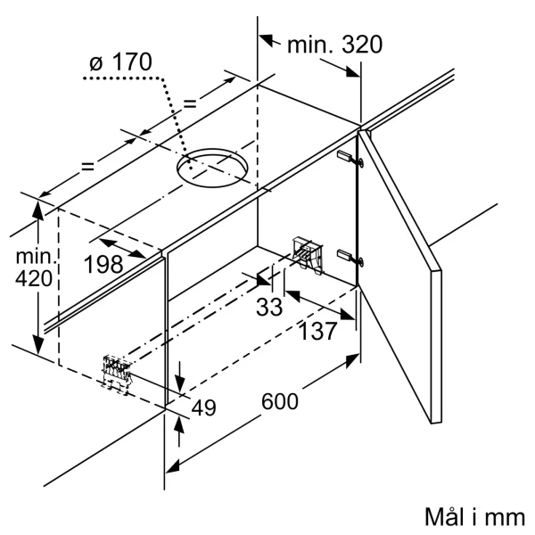 NEFF,N 90 Uttrekkbar ventilator 90 cm Edelstål, D49PU54X1 - Bilde 7