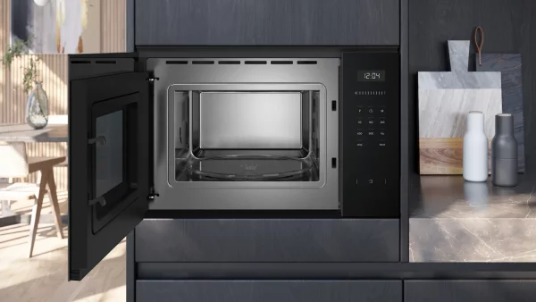 Siemens,iQ500 Mikrobølgeovn til innbygging 59 x 38 cm Sort BF555LMB1 - Bilde 3
