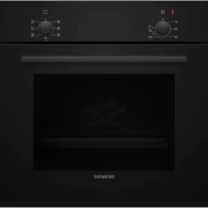 Siemens, iQ100, Innbyggingsovn, 60 x 60 cm, Sort, HB010FBA1