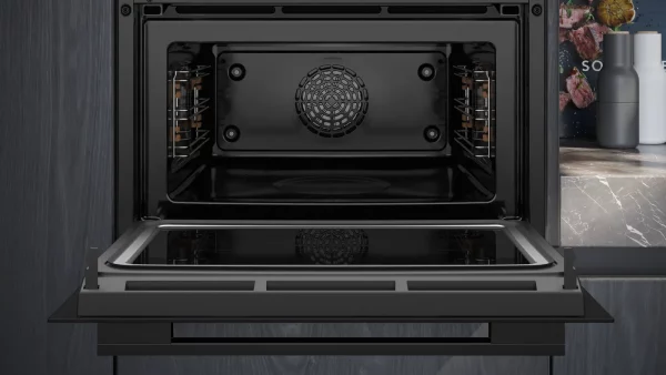 Siemens, iQ700 Kompaktovn med mikrobølge 60 x 45 cm Sort CM724G1B1 - Bilde 3